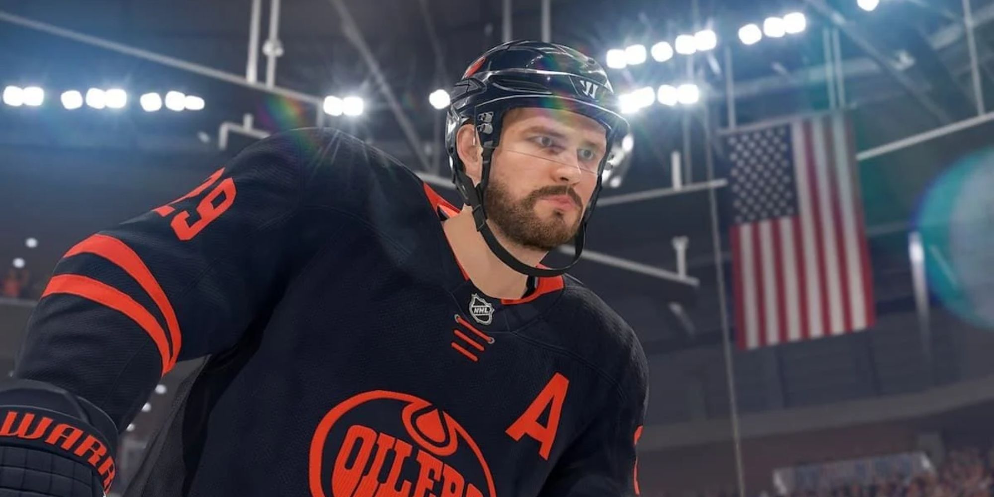Leon Draisaitl NHL 22 Edmonton Oilers hockey video game screenshot
